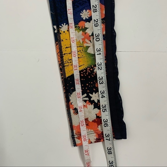 Free People Movement Liza Multicolored Floral Print Leggings - Picture 14 of 16
